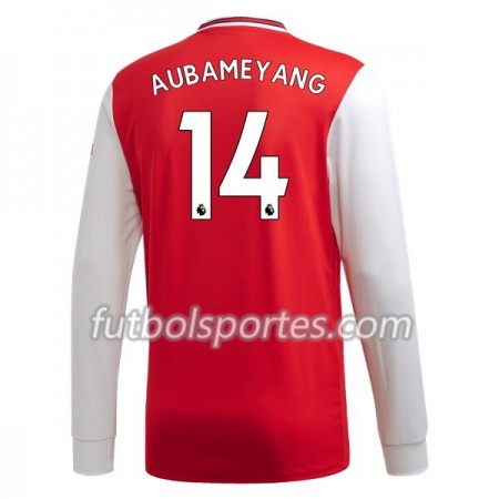 Camisetas Arsenal Pierre-Emerick Aubameyang 14 Primera Equipacion 2019/2020 Manga Larga